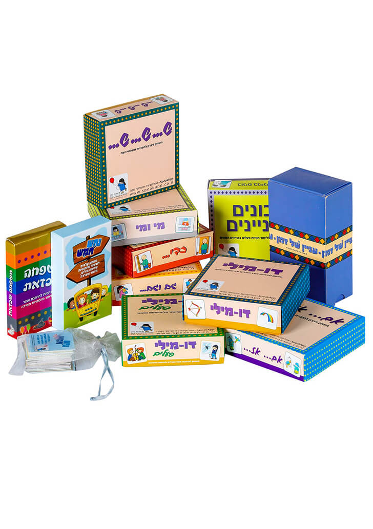 מילים - משחקים שפה - משחקי קופסה לכל המשפחה