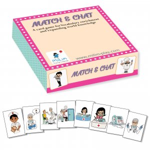 MATCH & CHAT card game  for vocabulary enrichment and and expanding world knowledge. (העתק)