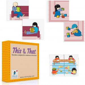 THIS AND THAT – A CARD GAME THAT TEACHES CONJUNCTIVE SENTENCE STRUCTURE