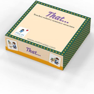 THAT… – A MEMORY GAME THAT TEACHES THE USE OF SUBORDINATE CLAUSES ׂׂ(ENGLISH VERSIONׁ)